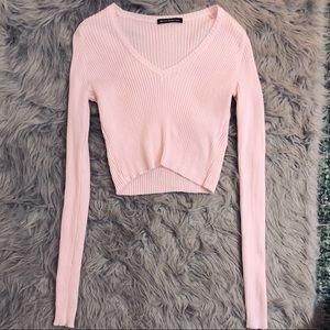 NWOT Brandy Melville Pastel Pink Milena Sweater